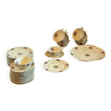 Service à dessert en porcelaine fine de Limoges