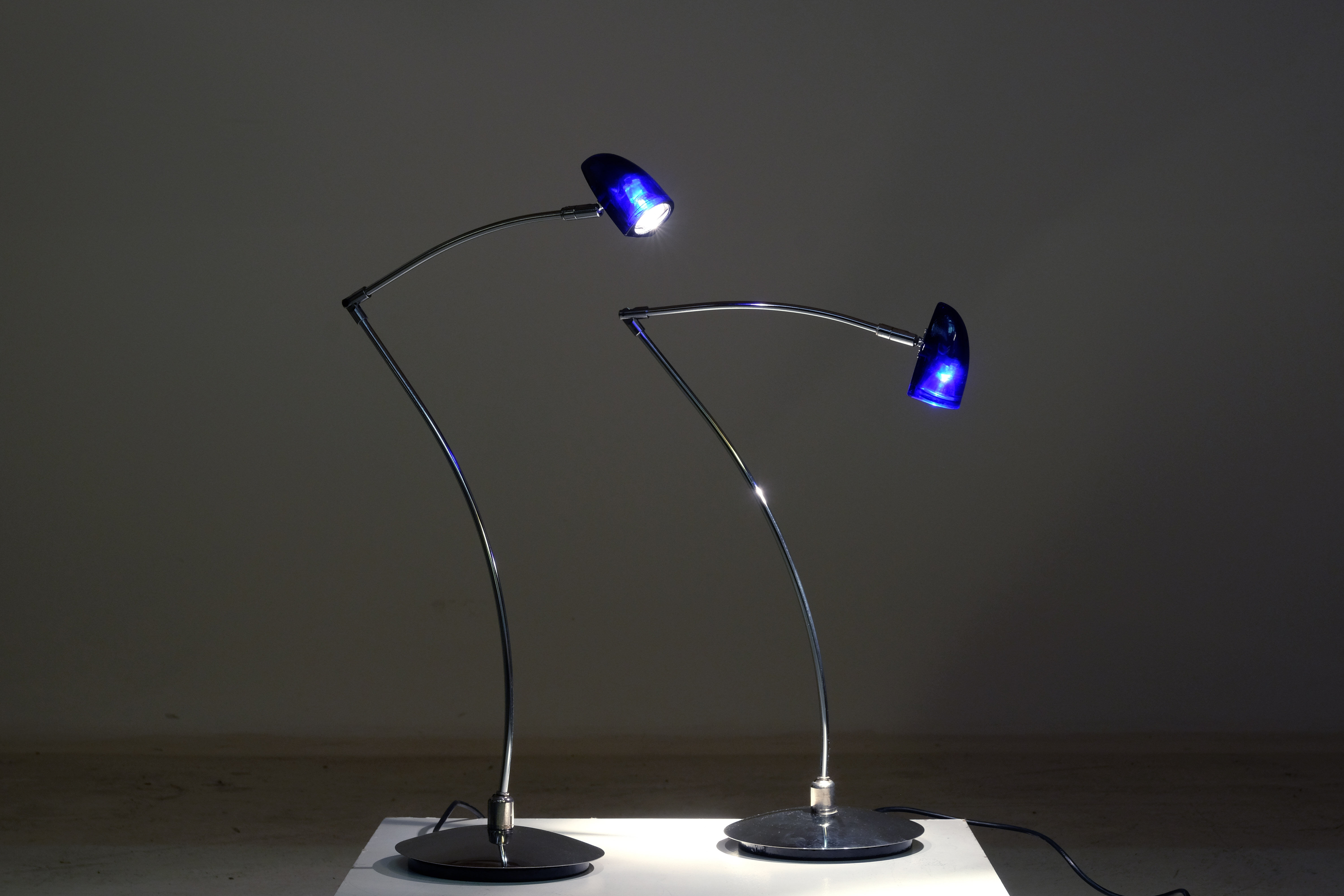 Pair of Harco Loor Design lamps 1980