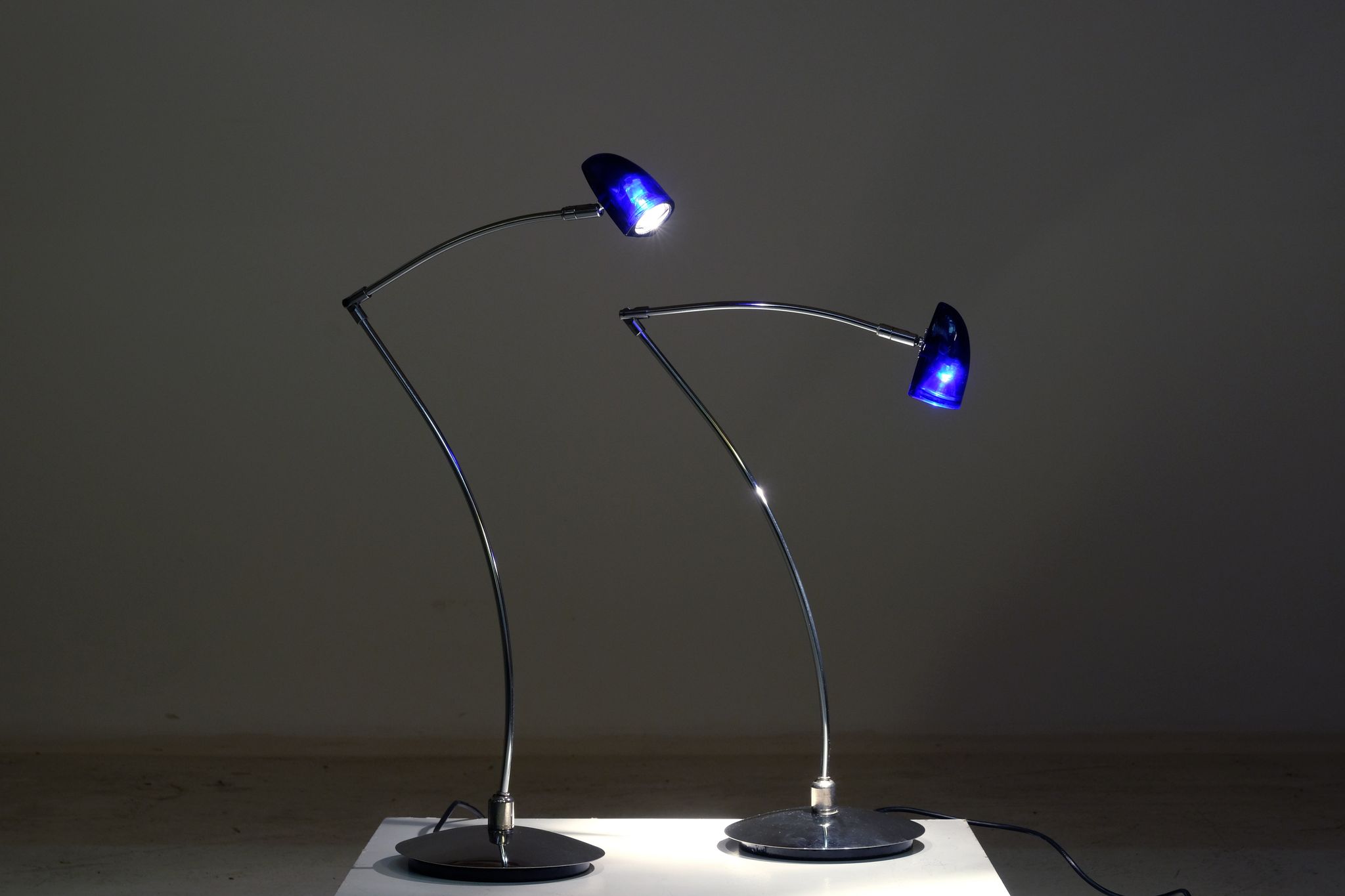 Paire de lampes Harco Loor Design 1980