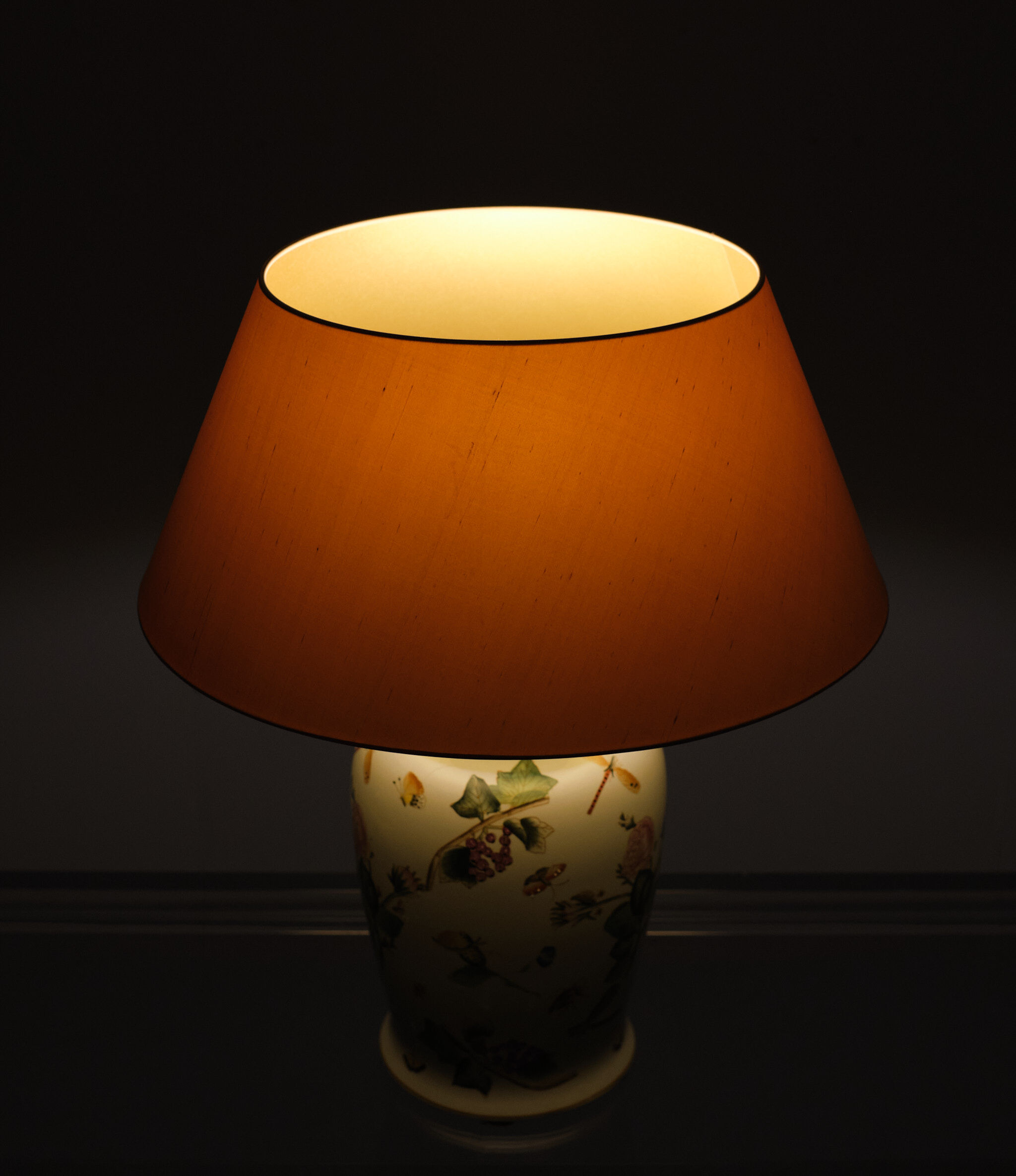 Classic hand-painted table lamp, germany