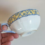 Trio of cups in Gien earthenware