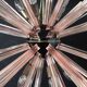 large vintage chandelier "Sputnik" - 50 ROSES prisms