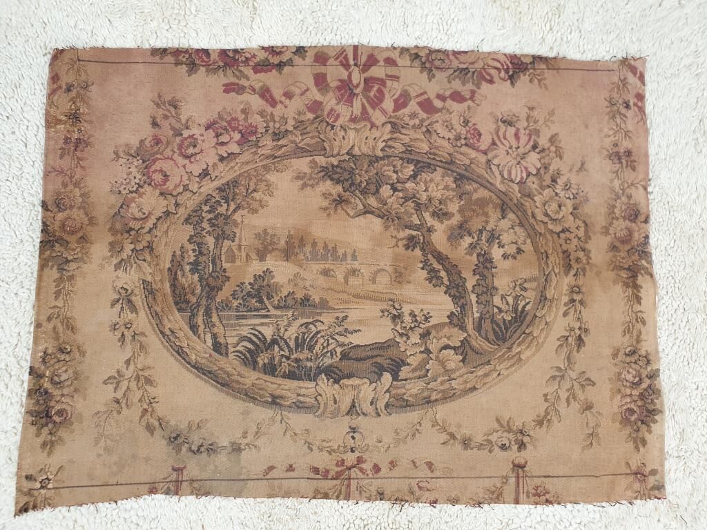 Wall tapestry 19th Louis XVI style