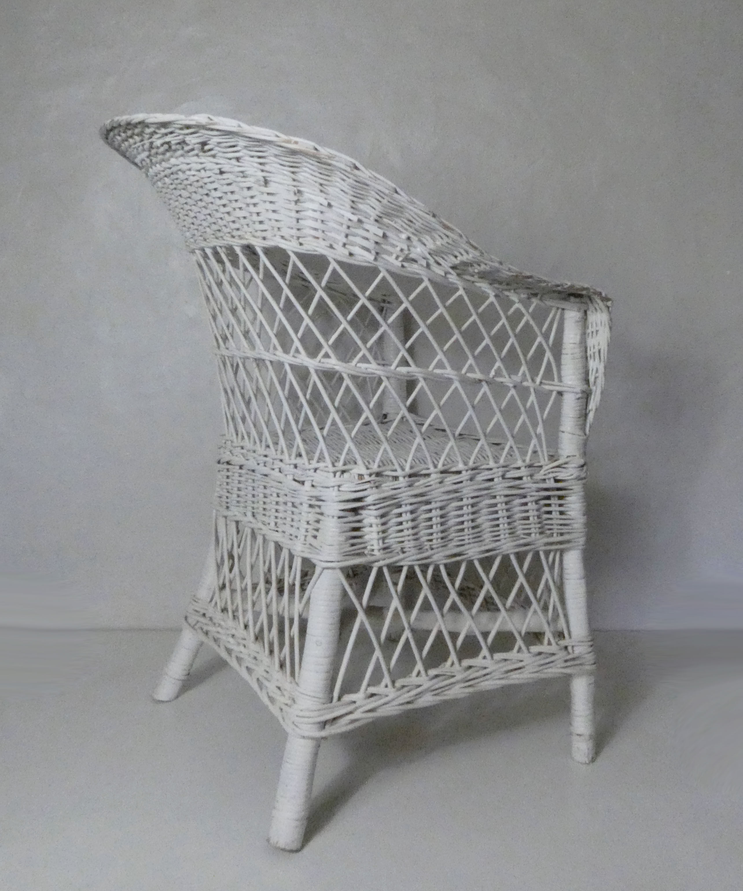 Rattan armchair