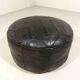 De Sede brown patchwork leather pouf 1970’s