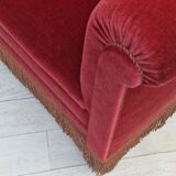 1960s, Danish vintage 2 seater sofa, velours