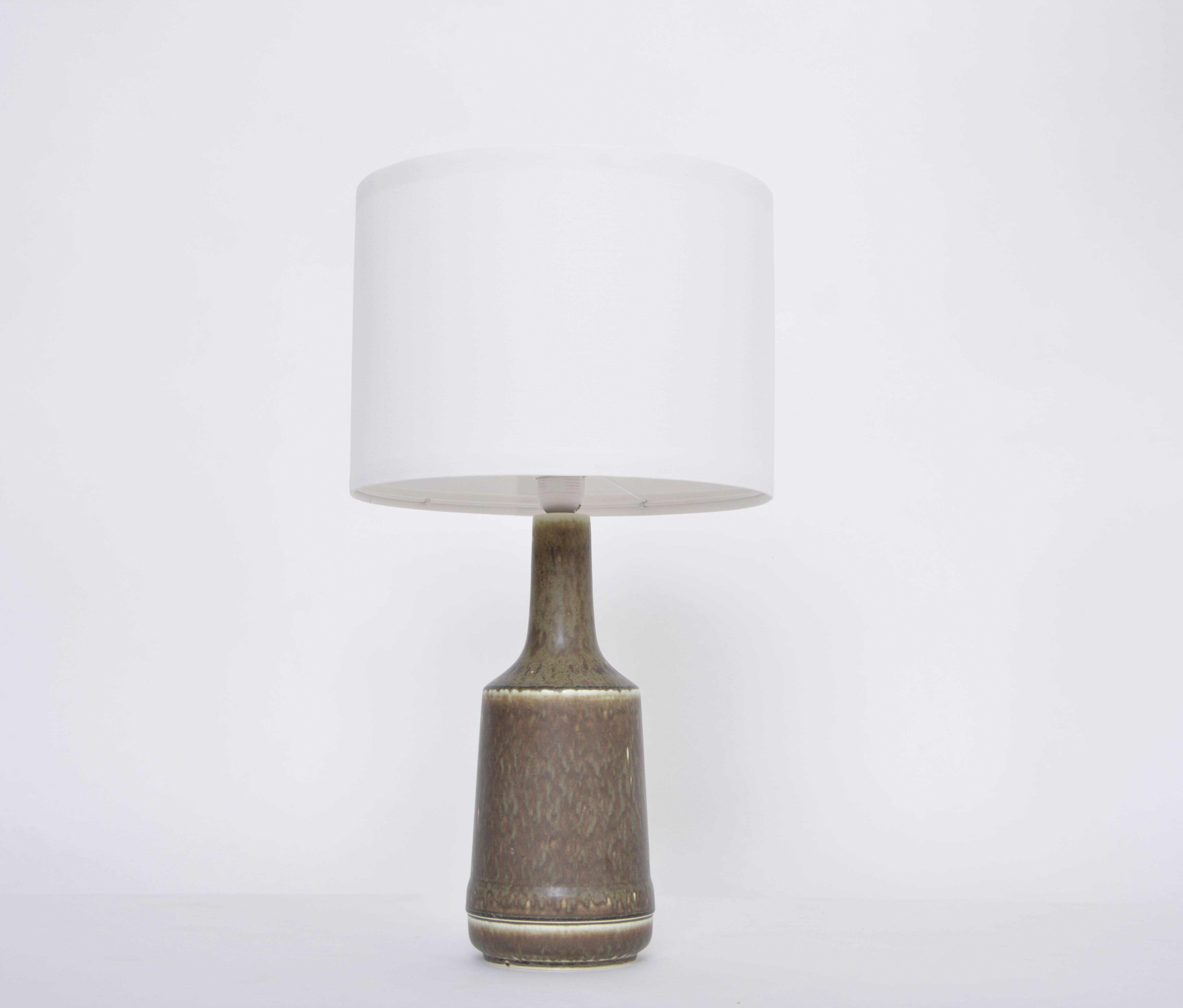 Danish mid-century modern ceramic table lamp by Desiree Stentoj