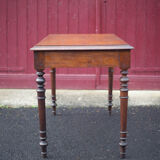 Table or desk Louis Philippe with two drawers