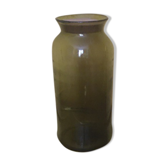Vintage blown glass jar