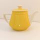 Théière Villeroy & Boch en porcelaine jaune et blanche