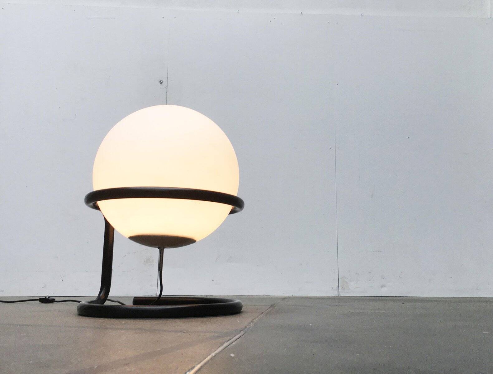 Vintage space age globe floor lamp