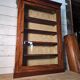 Late 19th century mahogany shop display cabinet.