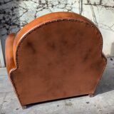 Fauteuil club en cuir