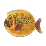 Vallauris baptistin ambrogio - empty pocket, ashtray fish 60s