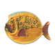 Vallauris baptistin ambrogio - empty pocket, ashtray fish 60s