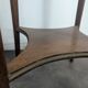 Transitional style mahogany console table
