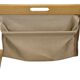 Porte-revues en chêne et jute