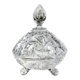 Vintage hexagonal Bohemian crystal bonbonnière/sweetener