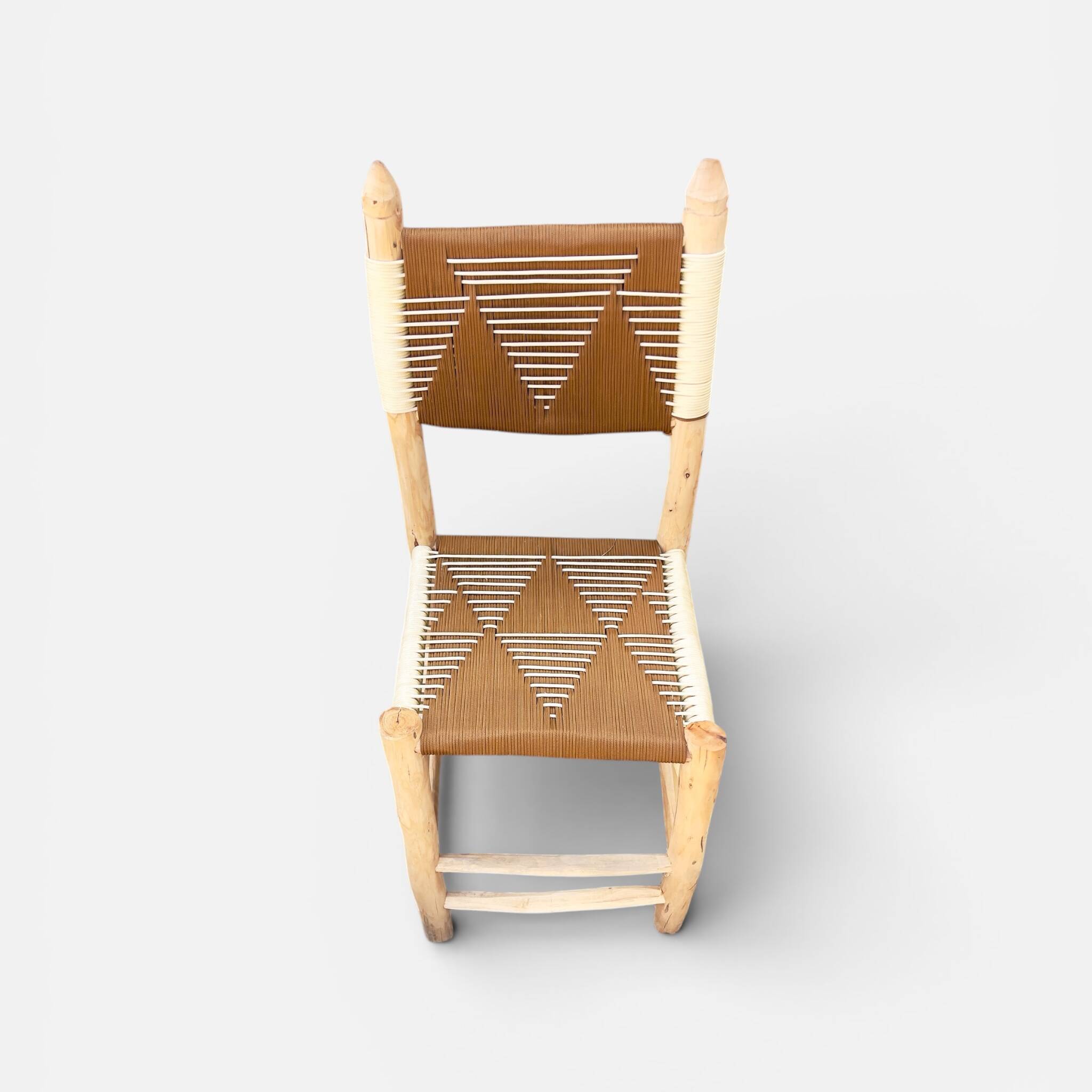 Woven rope Moroccan chair