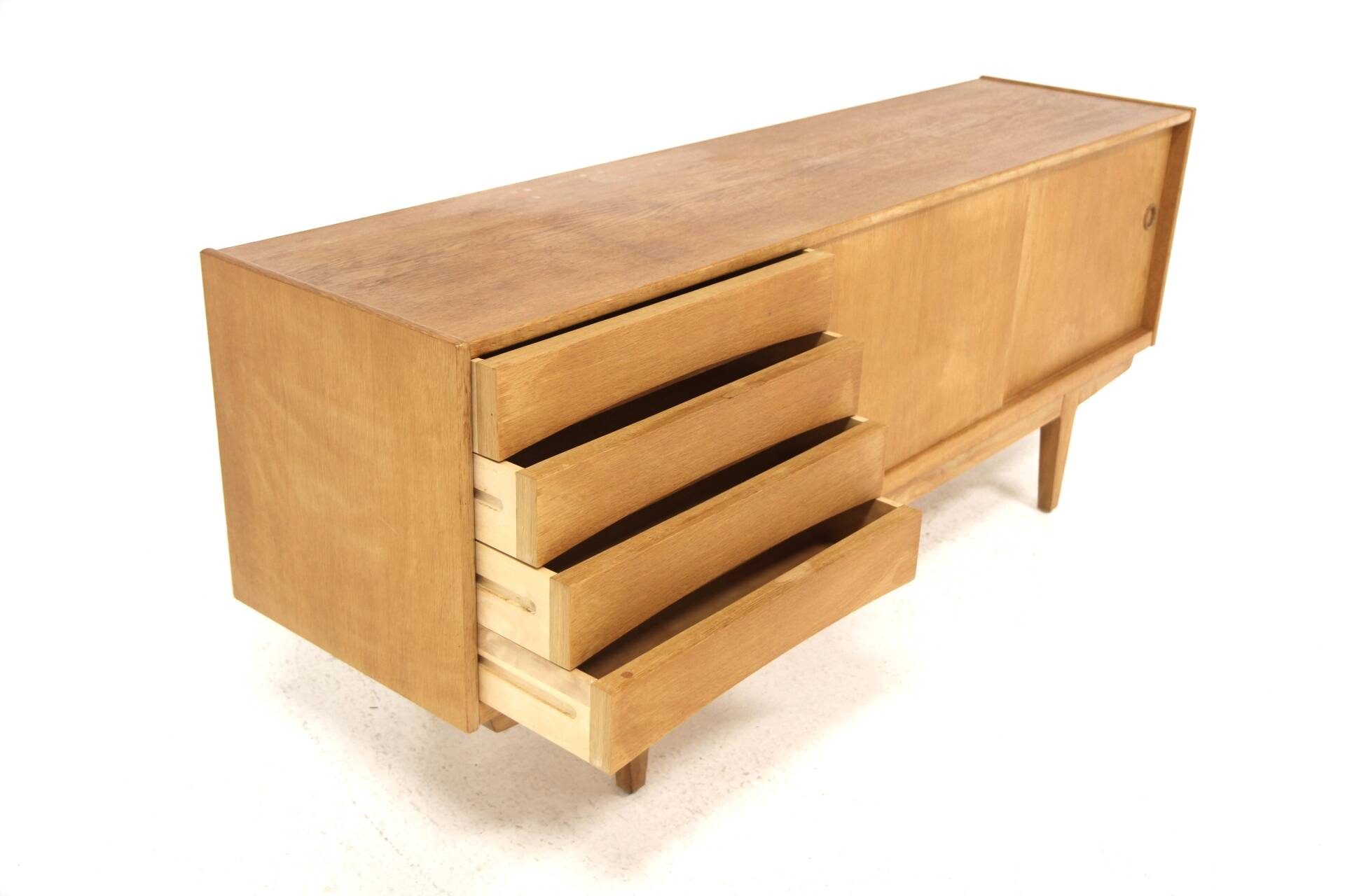 Scandinavian oak sideboard "Ulvö", Karl Erik Ekselius, Möbel-IKEA, Sweden, 1960