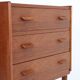 Rare teak chest of drawers by Carl Aage Skov for Munch Møbler / Mid-century Danish modern design / 1960s