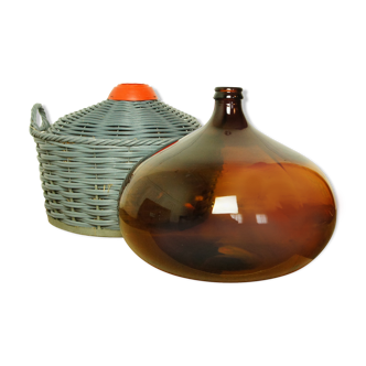 Amber  demijohn 30 L - her basket