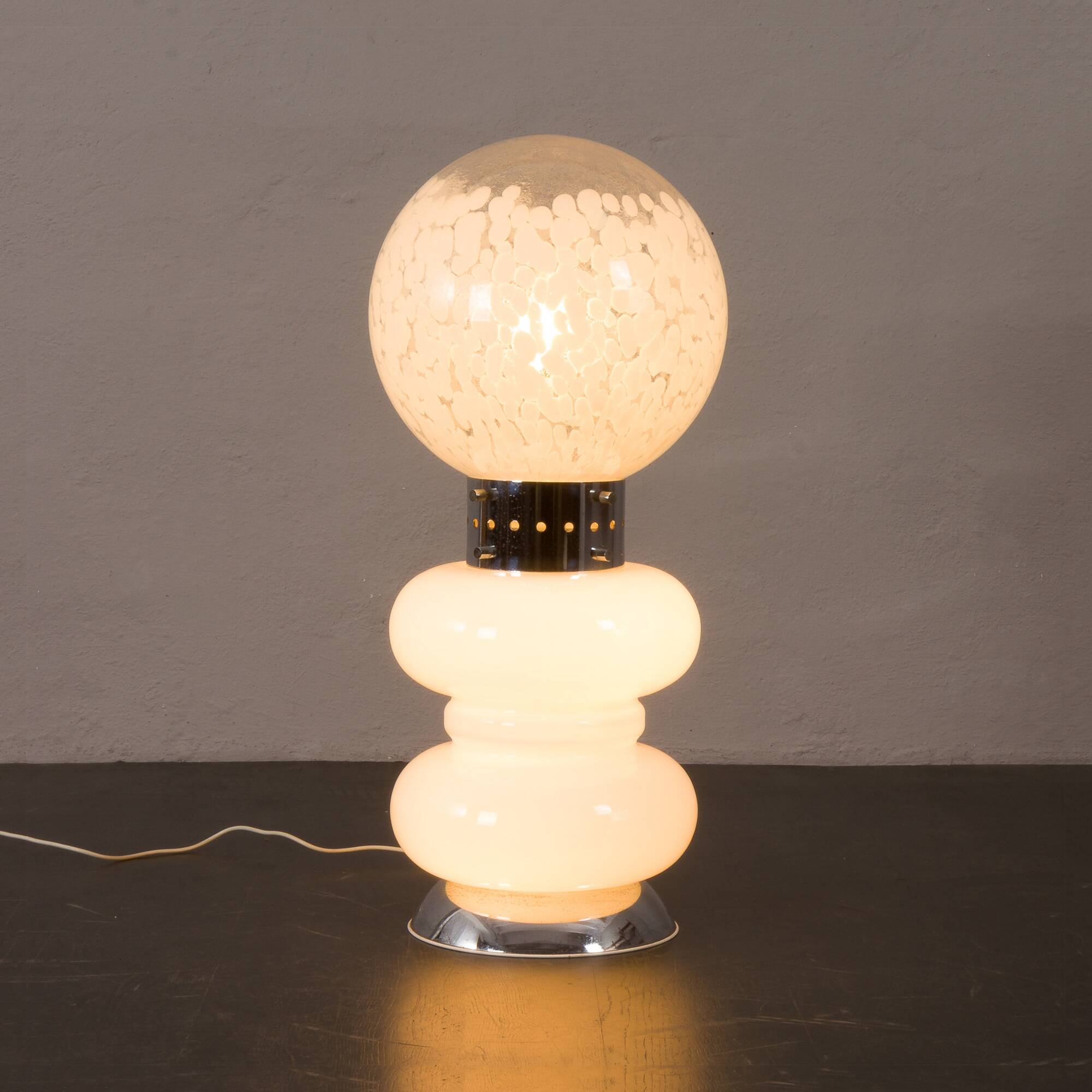 Space Age Murano glass  lamp by Carlo Nason, Mazzega, Italy, 1970s