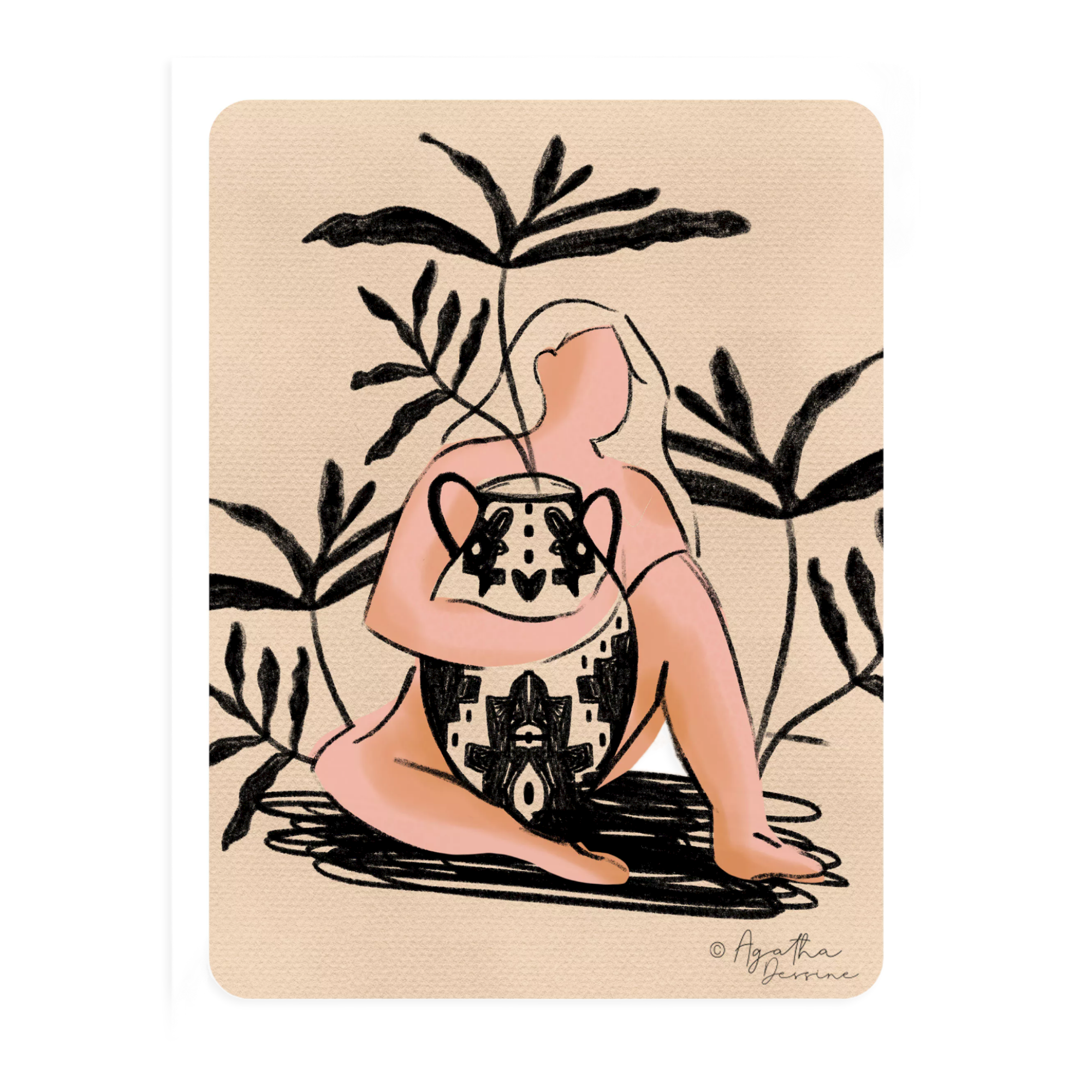 Illustration " Pot skin "