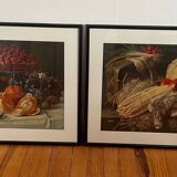 Lot de 2 nature morte