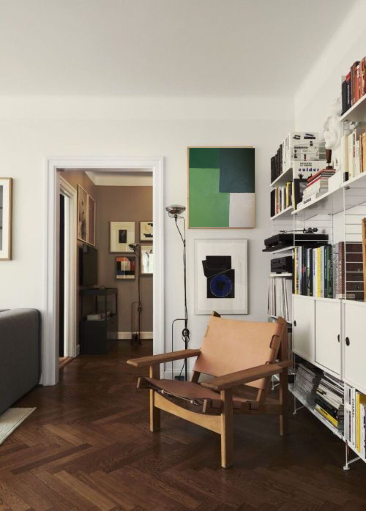 Abstract green "Aesthetic green" 80x65cm