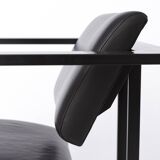 Karl Friedrich Förster Leather Armchair – German Bauhaus Design, 1970s - 2x