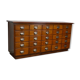 German apothecary's cabinet in oak mid-twentieth century