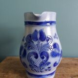 Alsace stoneware pitcher signed Remmy fils Betschdorf