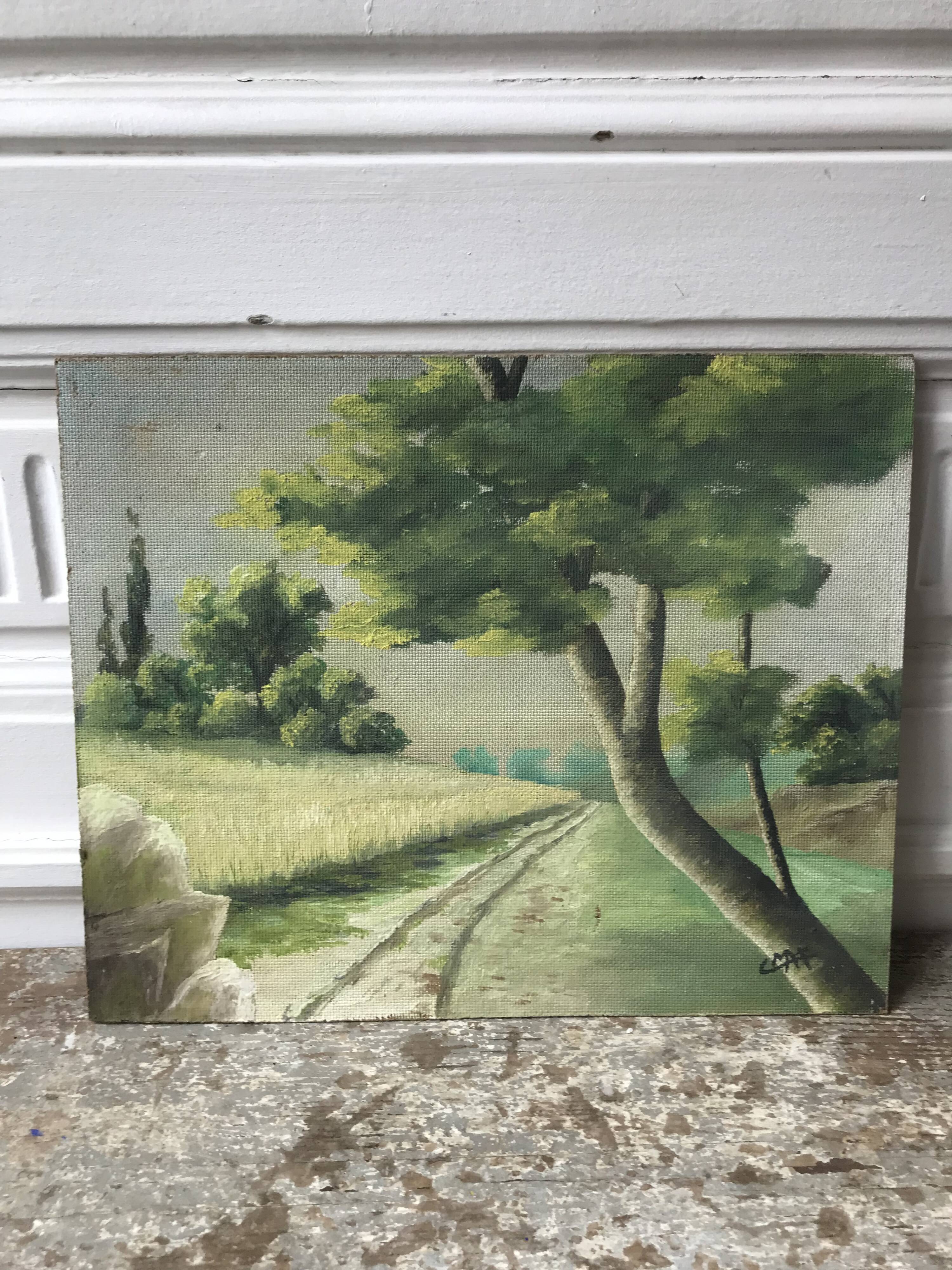 Landscape oil painting