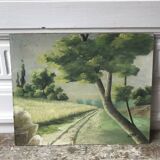Peinture huile paysage
