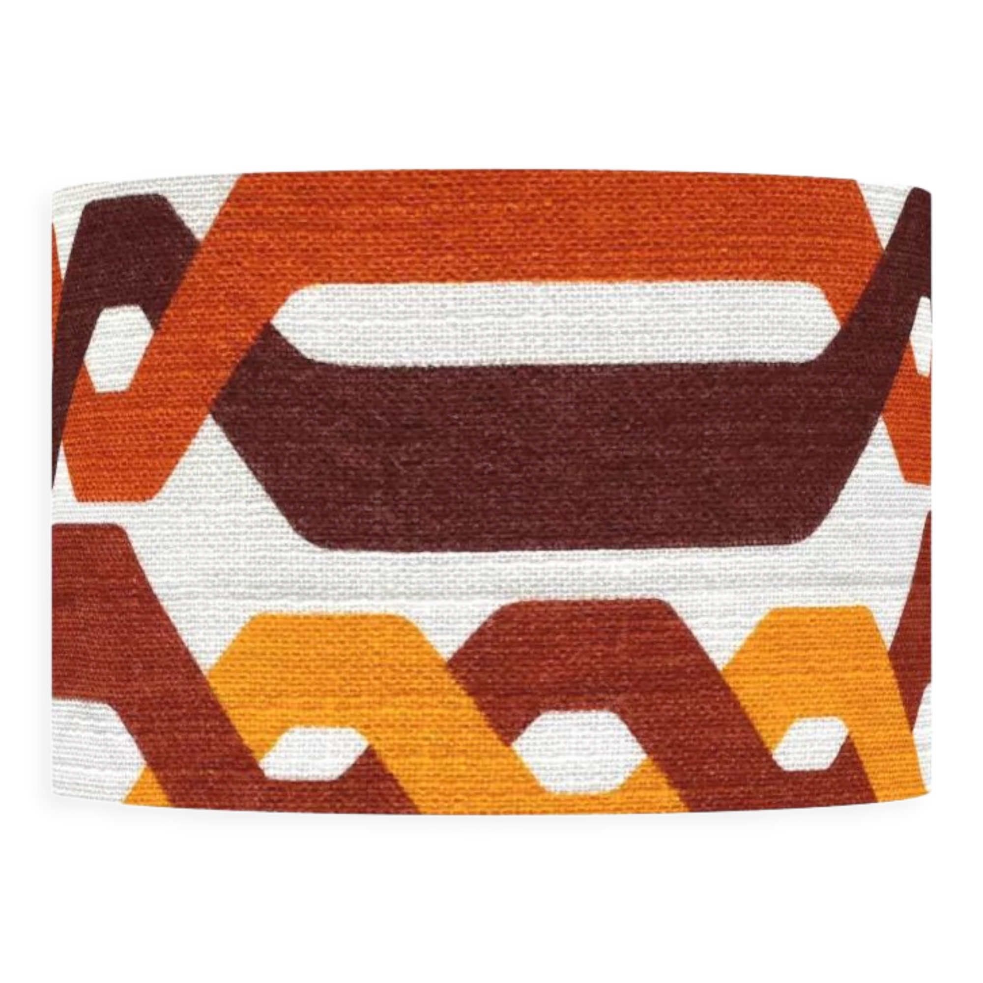 Mexico H28 D45 lampshade - woolly fabric 1970