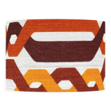 Mexico H28 D45 lampshade - woolly fabric 1970