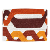 Mexico H28 D45 lampshade - woolly fabric 1970