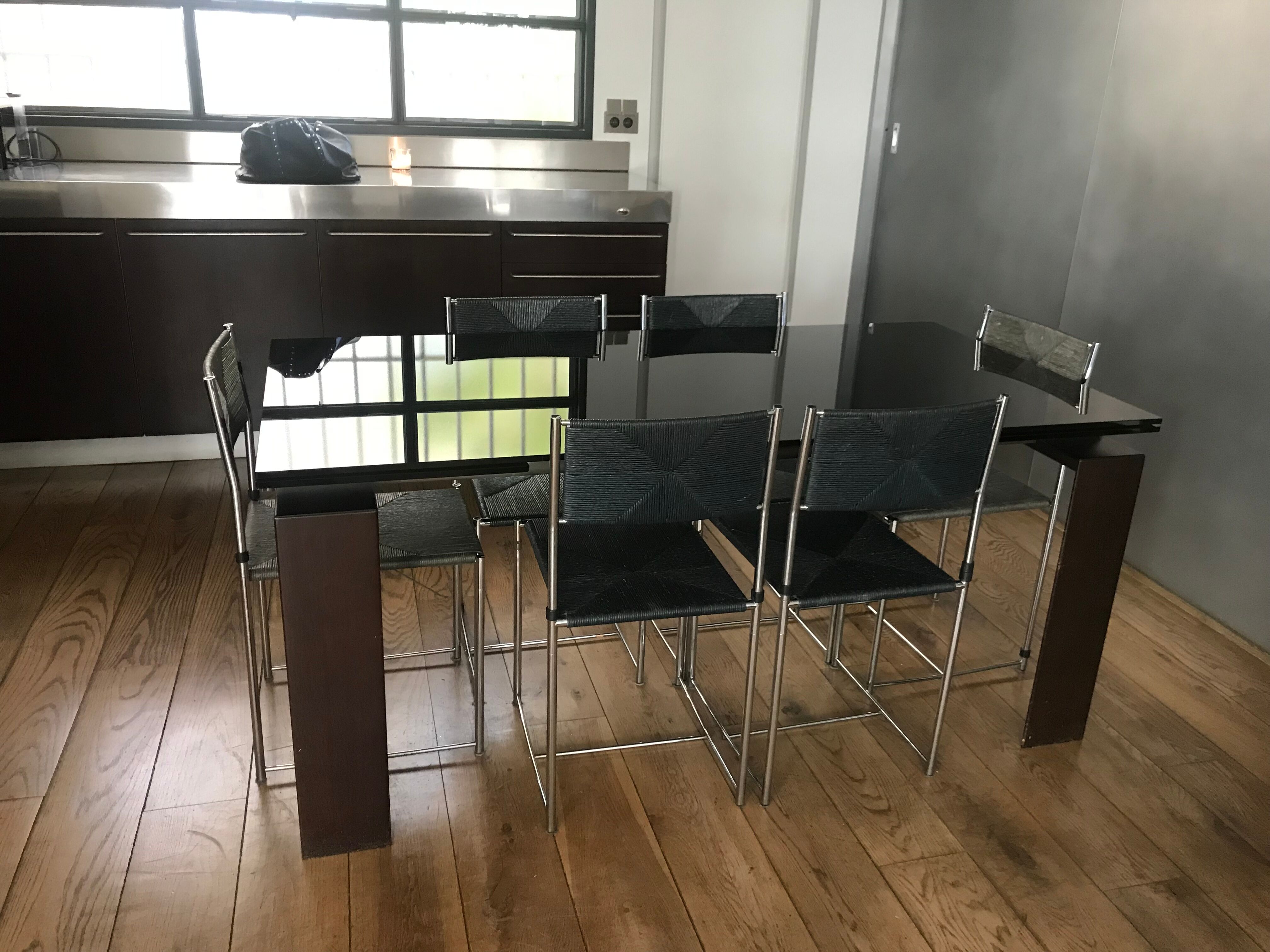 Set of 6 chairs B&B italia