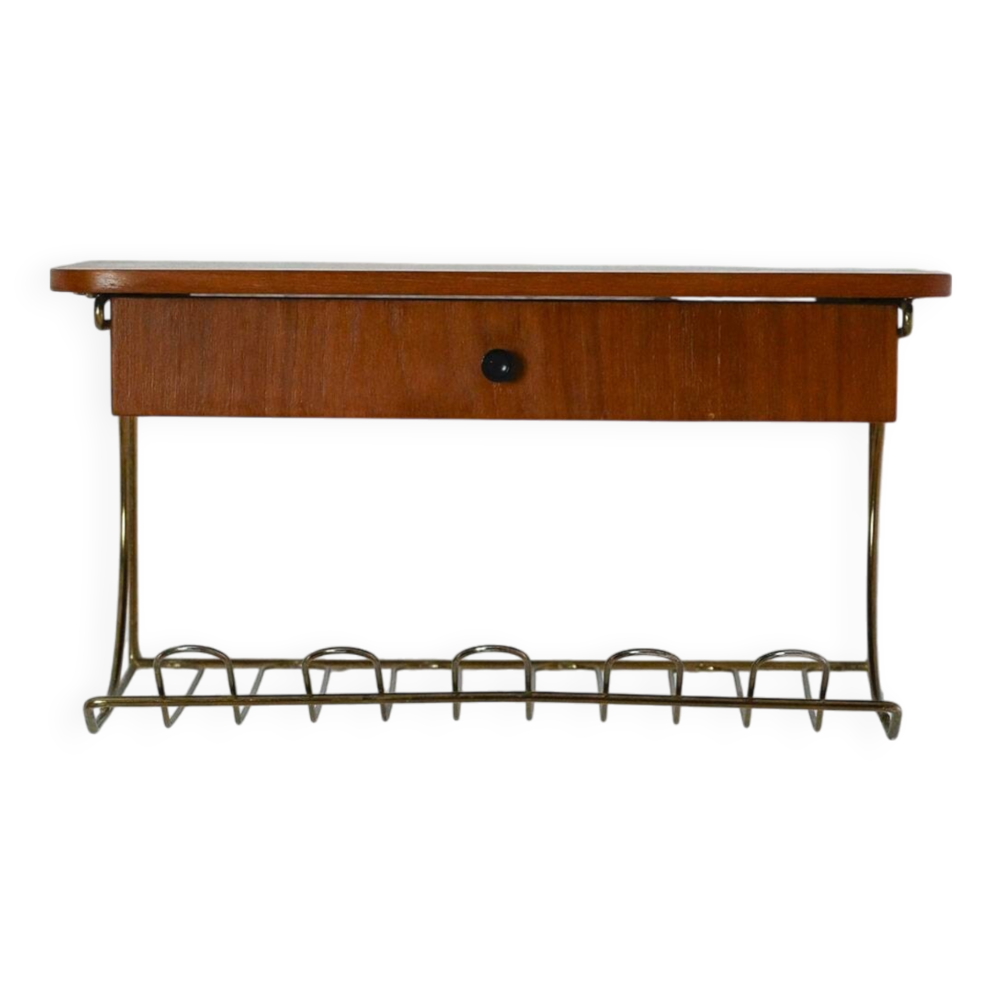 1960s hanging nightstand