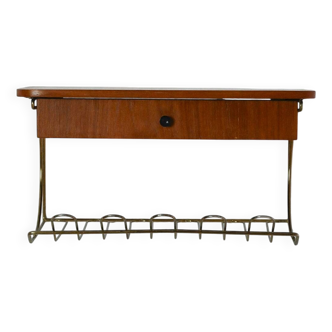 Table de nuit suspendue des années 60