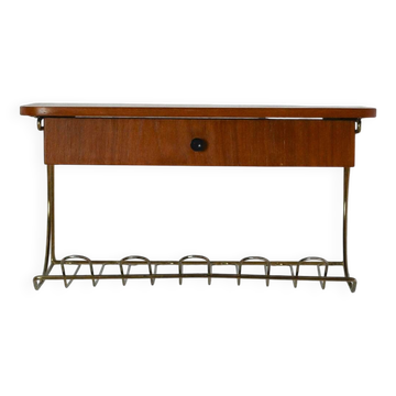 Table de nuit suspendue des années 60