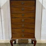 English mahogany music cabinet, early 20th century
