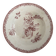 Assiette creuse terre de fer décor floral modèle Fontanges de Sarregue
