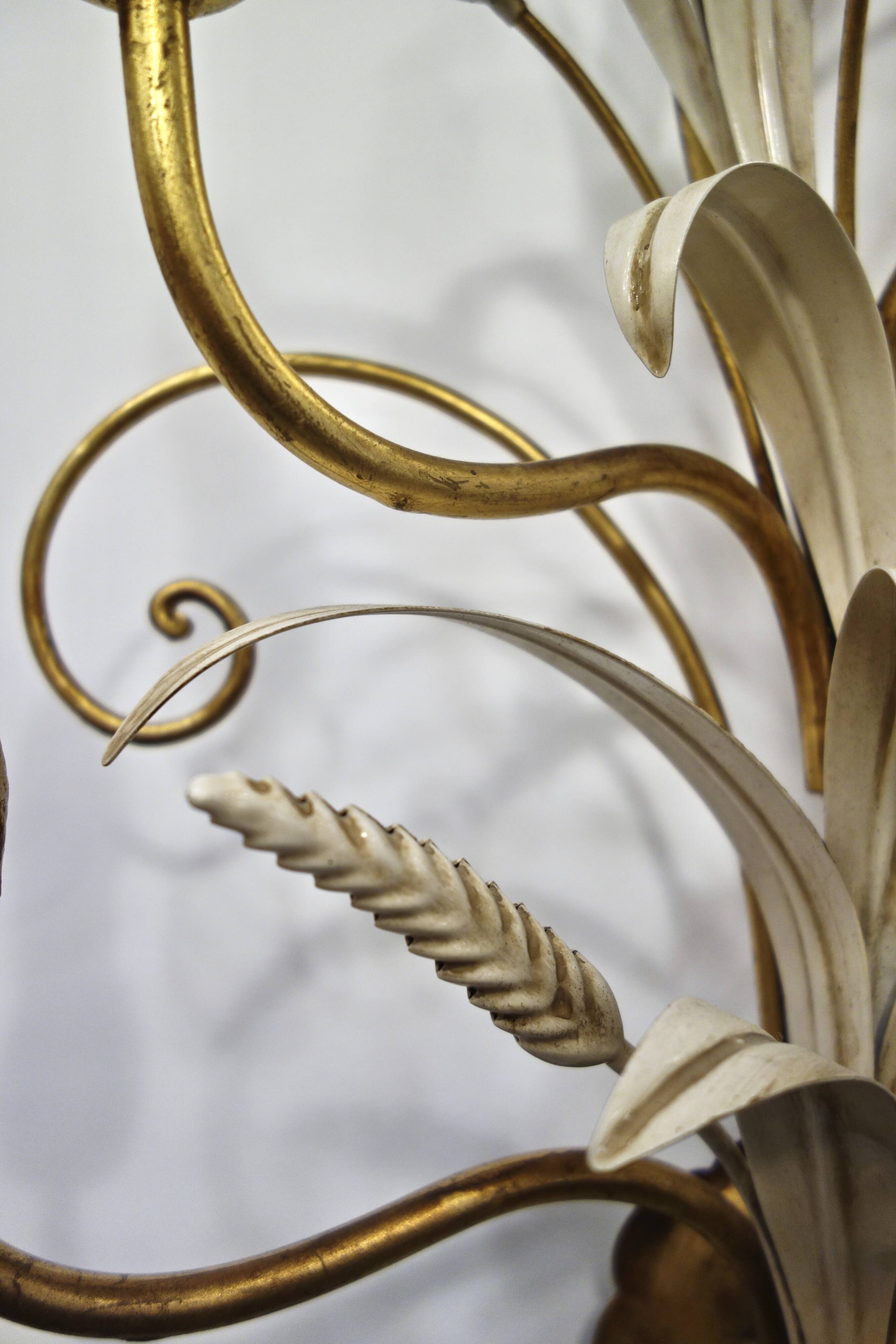 Ear of wheat wall light by Hans Kögl, Germany 1970's