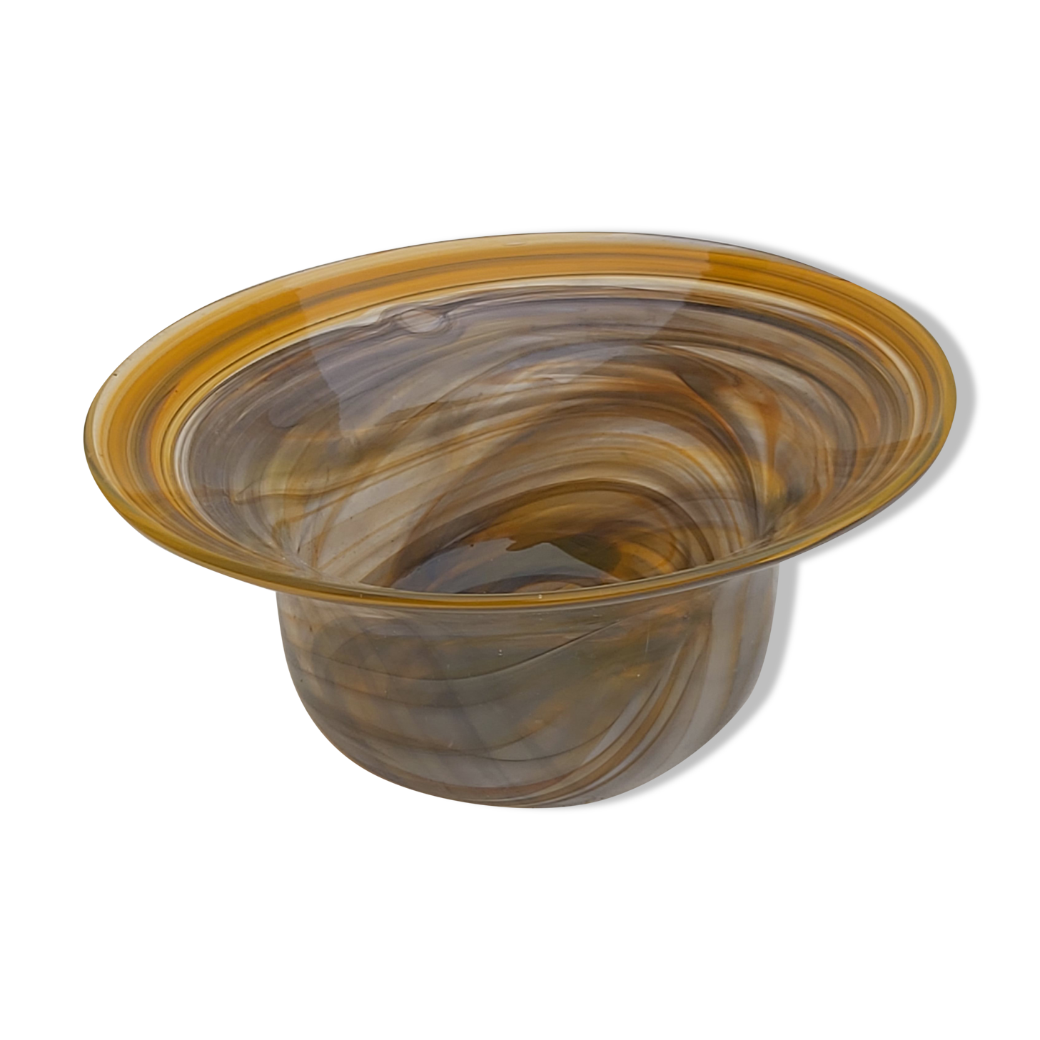 Glass cup blown Guillaume Domise Halle du Verre