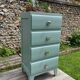 Chiffonier vintage 1960 vert eucalyptus