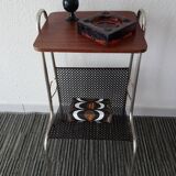 Vintage magazine rack side table