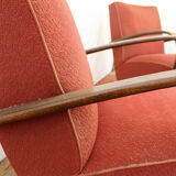 Pair of bentwood armchairs by jindřich halabala for up závody, 1950´s