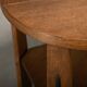 Dutch Art Deco Modernist Amsterdam School side table in Oak square inlay